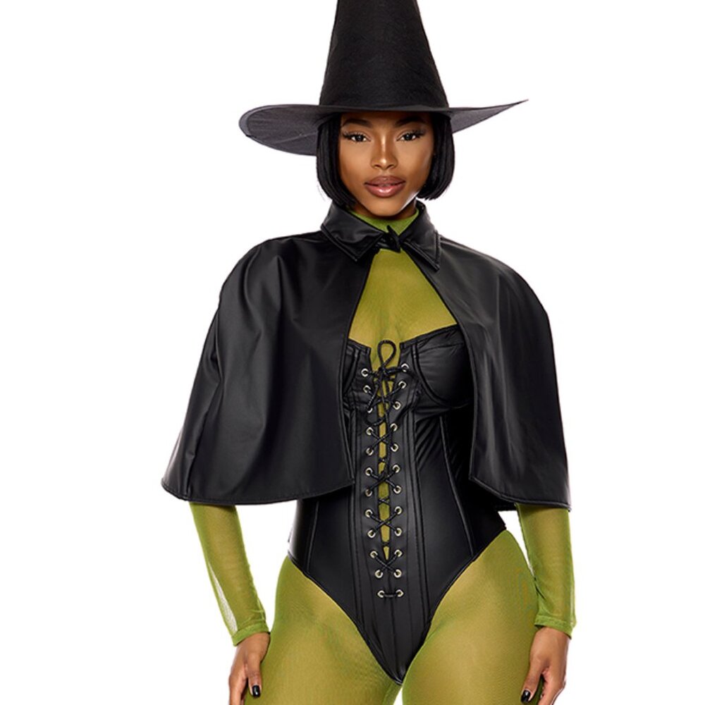 S/M Mardi Gras Krewe Sexy Witch Halloween Costume Cosplay NWTs